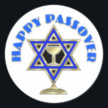Adesivo Passagem feliz<br><div class="desc">Ofertas de Tema Judaico Personalizado e Roupa para Famílias e Amigos de Feriado</div>