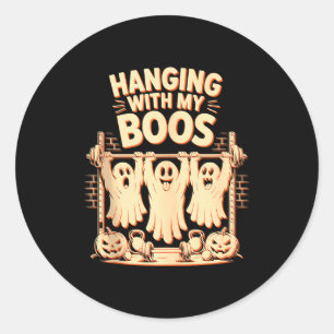 Adesivo Passando o Tempo Com Meus Boos Treino Divertido de