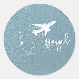 Adesivo Passaporte Azul Brasil de Traição