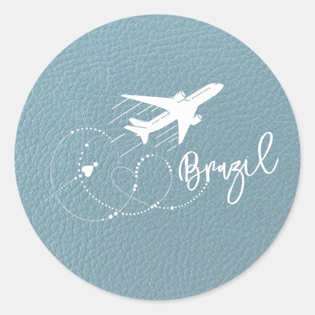 Adesivo Passaporte Azul Brasil de Traição (Frente)