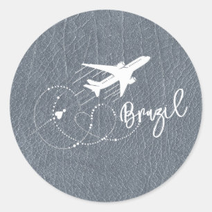 Adesivo Passaporte Silver Brasil