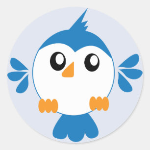 Adesivo Pássaro azul de Lil