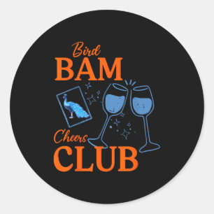 Adesivo Pássaro bam vivas clube pavão mahjong chinês mah