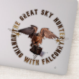 Adesivo pássaro    caçandoSticker