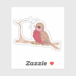 Adesivo Pássaro Canino