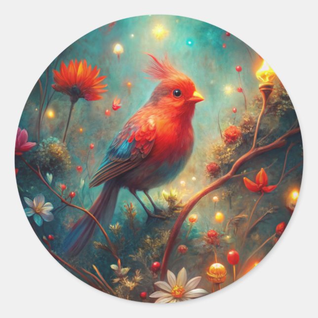 Adesivo Pássaro Cortado (Frente)