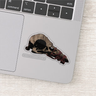 Adesivo Pássaro Crânio