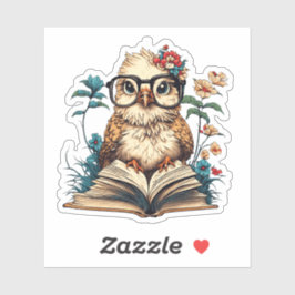 Adesivo Pássaro de Bookish