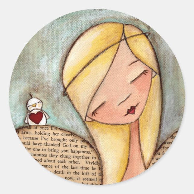 Adesivo Pássaro em uma asa - Angel Stickers (Frente)