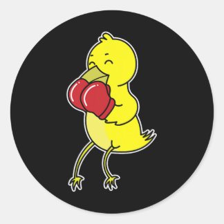 Adesivo Pássaro Faz Boxe 
