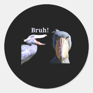Adesivo Pássaro Gigante Bruh Stork