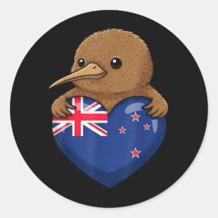 Adesivo Pássaro Kiwi da Nova Zelândia