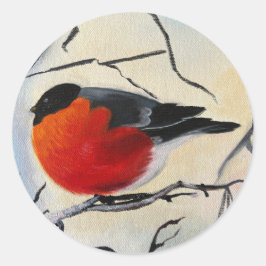 Adesivo Pássaro vermelho