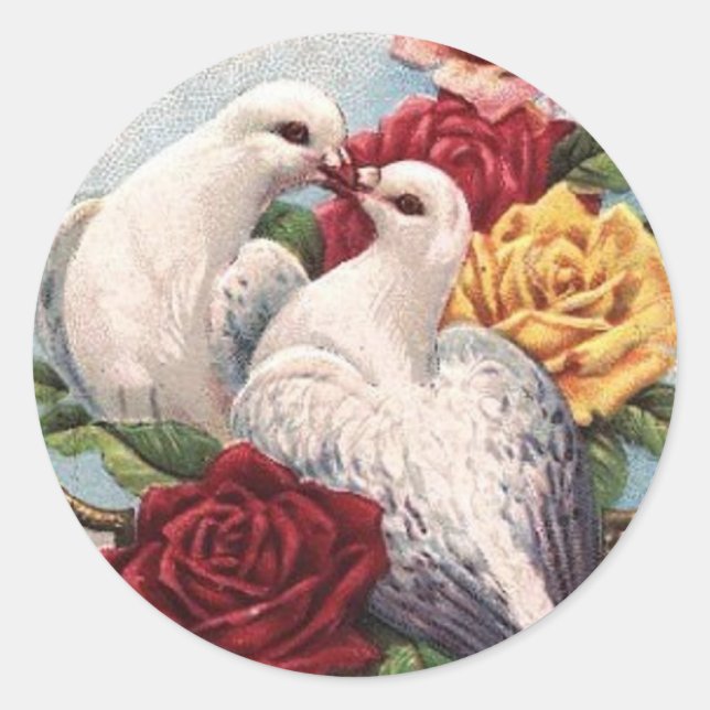Adesivo Pássaros do Amor - Sticker (Frente)