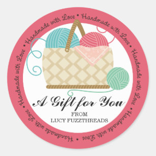 Adesivo Passatempos de confecção de malhas dos artesanat