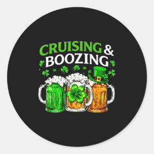 Adesivo Passeando bebendo irlandês bebendo dia de st patri