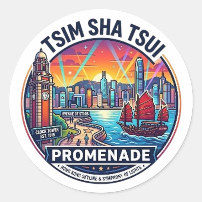 ADESIVO PASSEIO DE TSIM SHA TSUI (Frente)