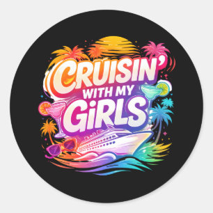 Adesivo Passeio Divertido com Minhas Amigas Navio de Cruze
