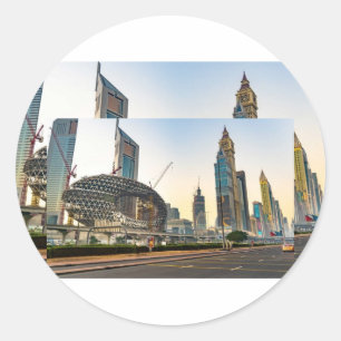 Adesivo Passeio pela cidade de Abu Dhabi