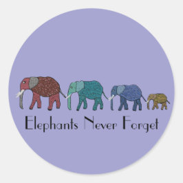 Adesivo Passo Africano do Elefante
