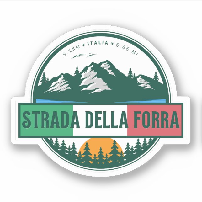 Adesivo passo della forra em moto (Frente)