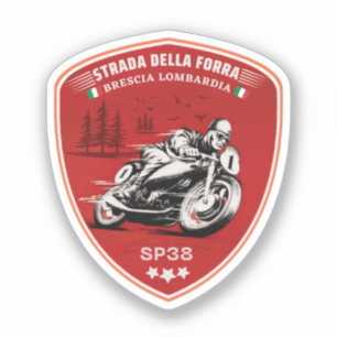 Adesivo passo della forra em moto italian apls
