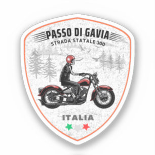 Adesivo passo di gavia - gavia pass Montanhas italianas Al