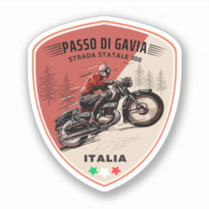 Adesivo passo di Giau - passagem de Giau nas montanhas ita