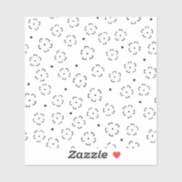 Adesivo Pasta de Aniversário Floral Personalizada