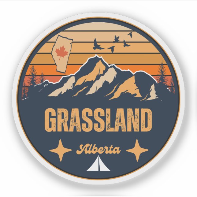 Adesivo Pastagem, Alberta (Frente)