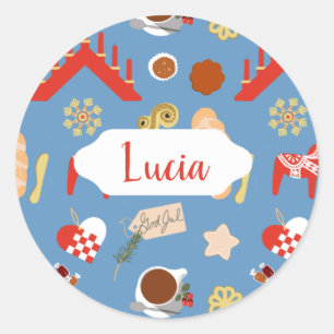 Adesivo Pastas de Natal escandinavas/suecas design