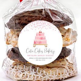 Adesivo Pastas de pastelaria, de bolos, pintas, pinceladas