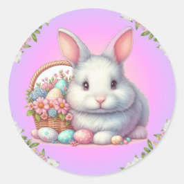 Adesivo Pastel Bonito Coelho da Páscoa