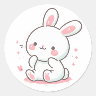 Adesivo Pastel Bunny Design, Bonita Cor Mole Arte Coalhada