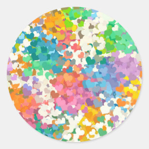 Adesivo Pastel Confetti Hearts