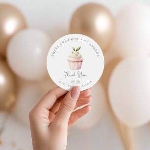 Adesivo Pastel Cupcake Bakery Sweets