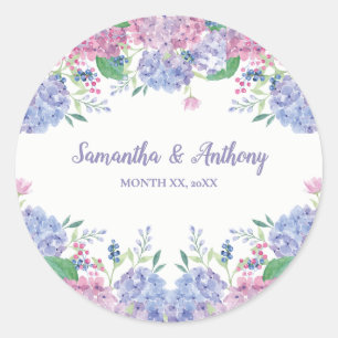 Adesivo Pastel Hydrangeas - Casamento Floral