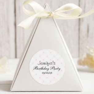 Adesivo Pastel Peach e Creme Geométrico