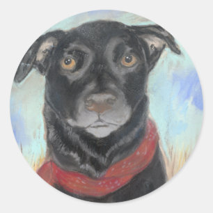 Adesivo Pastel preto com alma do laboratório