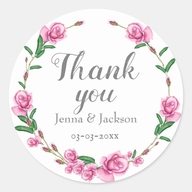 Adesivo Pastel Rosa Floral (Frente)