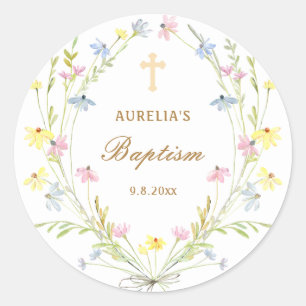 Adesivo Pastel Wildflower Baptism