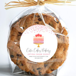 Adesivo Pastelaria de Ombre Rosa-Bolo-de-padaria