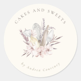 Adesivo Pastelaria Pastelaria Chef Bajulação Utensílios