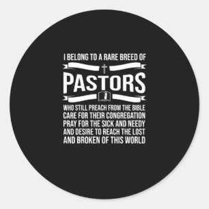 Adesivo Pastor Engraçado Apreciação Presente Pastor Cri