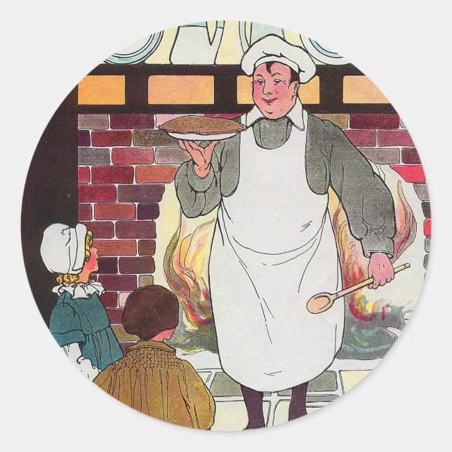 Adesivo Pat-a-cake, pat-a-cake, homem de Baker (Frente)