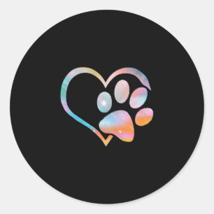 Adesivo Pata-Cão Imprime Psicodélica Tie Dye Buldogue Ingl