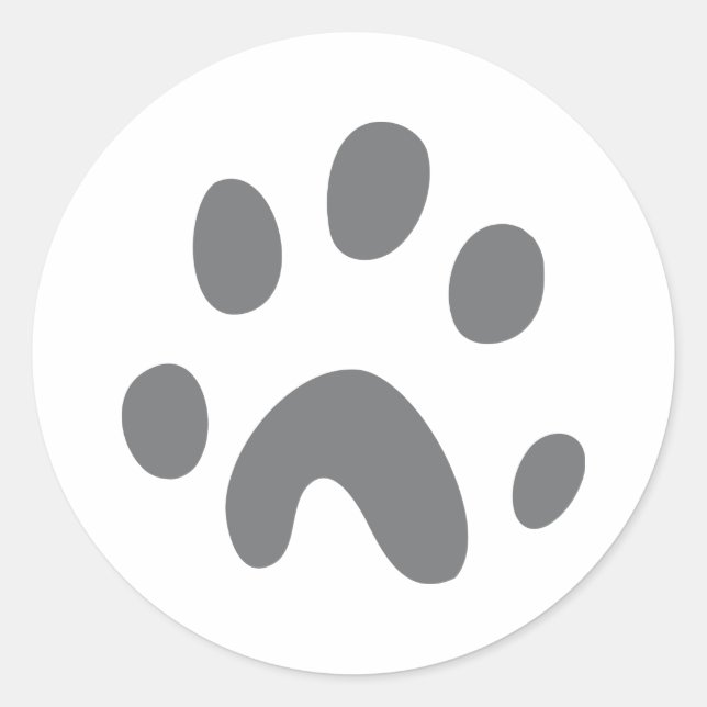 Adesivo Pata cinza (Frente)