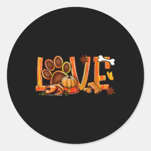 Adesivo Pata De Cão De Amor Imprime Turca Pumpkin Cai No O
