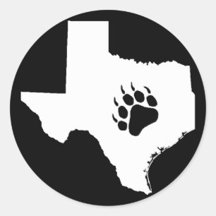 Adesivo Pata de urso de Texas