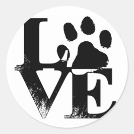 Adesivo Pata Simples De Amor De Pet
